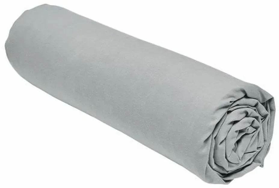 Drap housse TODAY Essential Gris clair 140 x 200 cm Gris