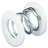 Sportime Kickerstangen-Stoßdämpfer für Kickerstangen 16mm, 16er Set