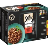 Sheba 24 x 85g Selection in Sauce Frischebeutel Sheba Katzenfutter nass