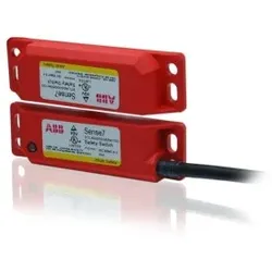 ABB SENSE7 M12 Sicherheitsschalter 2NC + 1NO, QC Kabel 250 mm, LED Stiftstecker M12 2TLA050056R2100
