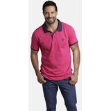 Jan Vanderstorm Poloshirt LAVRANS aus luftigem Baumwollpikee rosa XXL (60/62)