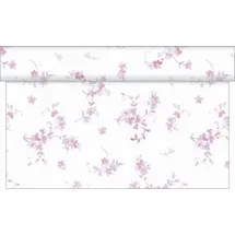 sovie HOME Tischläufer Bonnie, Beere, Linclass® Airlaid, 40 cm x 4,80 m, 1 Stück, - Blumen Frühling zierlich