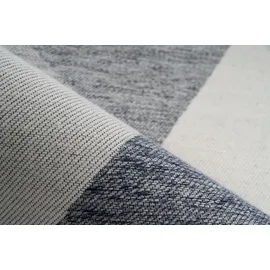 calo-deluxe Teppich CALO-DELUXE "Rico 405" Gr. 2, grau (grau, creme), B:80cm H:10mm L:150cm, Kunstfaser, Teppiche, Teppich, In- und Outdoor geeignet, pflegeleicht, Wohnzimmer