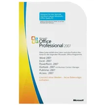 Microsoft Office Professional 2007 V2 MLK DE OEM Win
