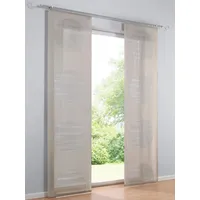 Heine Schiebevorhang in taupe | Gr.: 60x175-cm