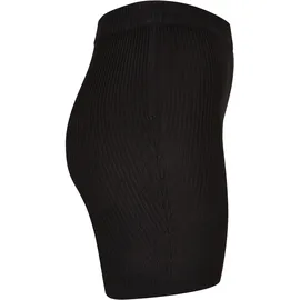 URBAN CLASSICS Rib Knit Kurze Leggings Black 4XL
