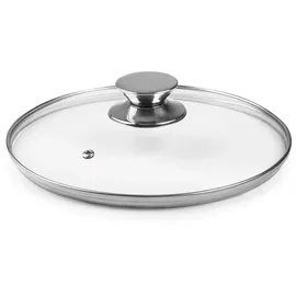 Ibili - 971620 - Glasdeckel, Knauf aus Edelstahl, 20 cm