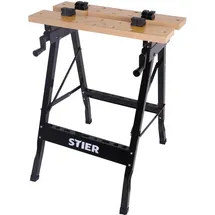 Stier Spanntisch Holz/Kunststoff/Stahl 150 kg mehrfarbig klappbar