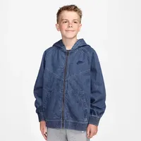 NIKE Sportswear Collection Jeansjacke Kinder 435 - mystic navy/mystic navy/coastal blue M (137-147 cm)