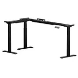 FlexiSpot E7L elektrisch höhenverstellbares Schreibtischgestell schwarz ohne Tischplatte, T-Fuß-Gestell schwarz 127,5 - 210,0 x 60,0 - 80,0 cm