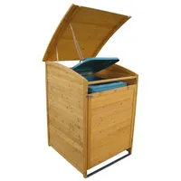 HABAU Mülltonnenbox Plus 65 x 115 cm braun