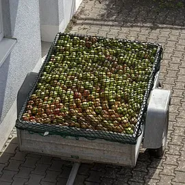 Relaxdays Anhängernetz 2 x 3 m dehnbar schwarz