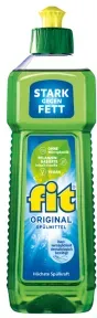 Fit Original Spülmittel, pflanzenbasierte Inhaltsstoffe, Leistungsstarkes Handspülmittel für sauberes Geschirr, 1 Karton = 24 Flaschen à 500 ml