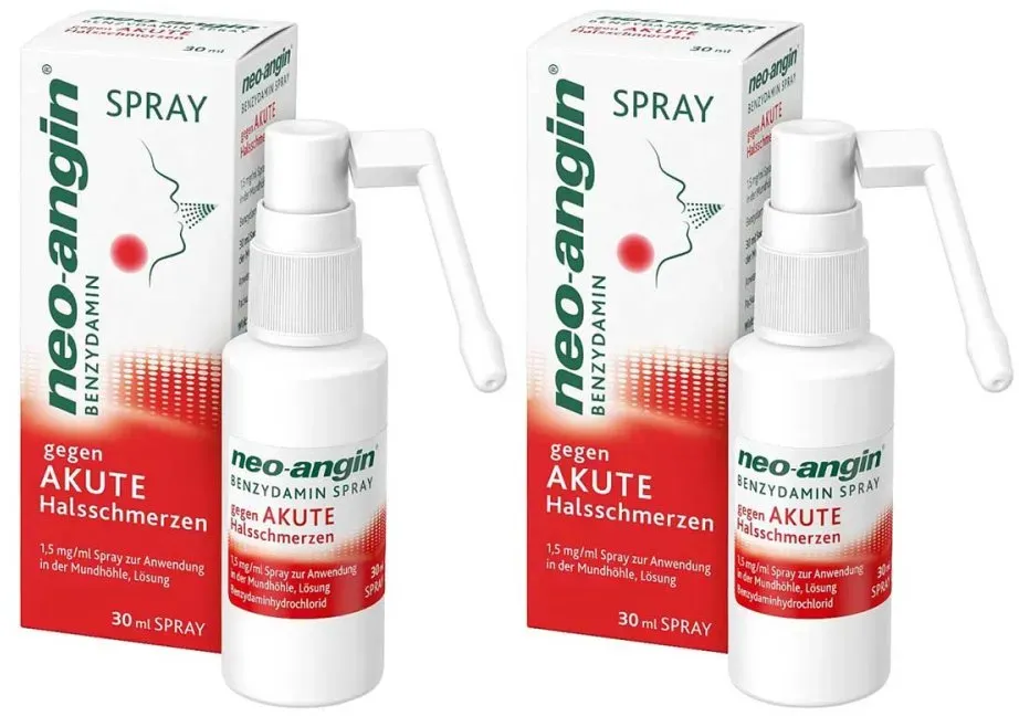 Neo-angin Benzydamin akute Halsschmerzen Spray