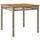 vidaXL Gartentisch 80 x 80 x 75 cm Grau