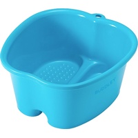 BUDDLEY® Fußbad - Fußwanne aus Kunststoff - Perfekt für Massagen, Pediküre und Entspannung - Perfekt für Zuhause (Blau) (Einfach, Blau)
