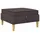 vidaXL Sitzhocker mit Stauraum 70 x 40 x 70 cm Dunkelbraun