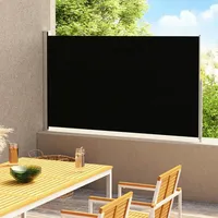 vidaXL Ausziehbar Seitenmarkise 300 x 220 cm schwarz 313423