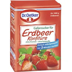Dr.Oetker Gelierzucker für Erdbeerkonfitüre 500G
