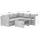 gardenson Loungegarnitur Haiti 7-tlg. Schwarz