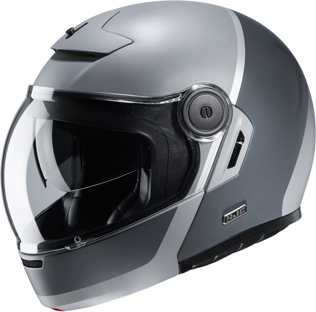 HJC V90 Mobix helm, zwart-grijs, XS
