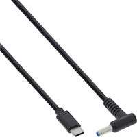 InLine InLine® USB-C zu HP Notebook (rund/klein) Ladekabel, 2m