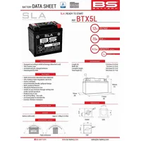 BS Battery YTX5L-BS 4,2 Ah