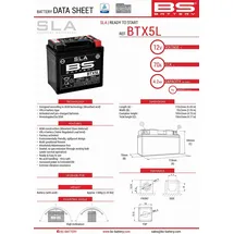 BS Battery YTX5L-BS 4,2 Ah