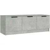 vidaXL TV-Schrank Betongrau 102x35x36,5 cm Holzwerkstoff