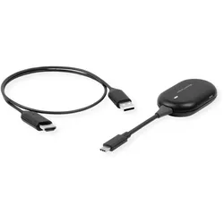 ROLINE Drahtloser P2P-Anzeige-Dongle Tx+Rx HDMI 1080P