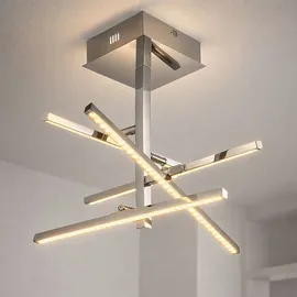 ESTO Deckenleuchte 4x LED 4,0 W quadratisch chrom