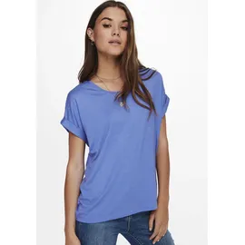 Only T-Shirt "ONLMOSTER – Kurzarmshirt mit Aufschlag und klassischem Look", Damen, Gr.