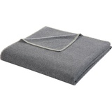 BIEDERLACK Plaid Light Wool, Grey, 150x200 cm)