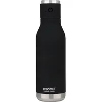 ASOBU Wireless Bottle Schwarz, 0.5 L