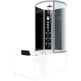 AcquaVapore Whirlpool Wanne Duschtempel Dusche Duschkabine K50-l33-wp-ec 170x100 cm mit 2k Scheiben Versiegelung