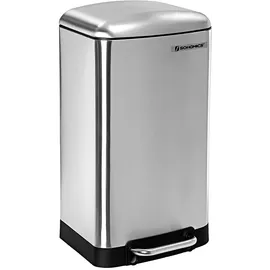 Songmics Mülleimer 30 l Silber