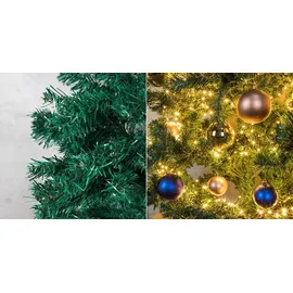 Spetebo Künstlicher Weihnachtsbaum - 90 cm - grün - Grün