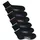 VENICE BEACH Kurzsocken 6-Paar Schwarz 35-38