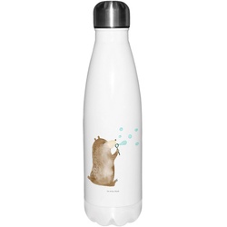 Mr. & Mrs. Panda Thermoflasche Bär Seifenblasen – Weiß – Geschenk, Trinkflasche, Thermos, Teddy, Sei weiß