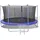 vidaXL Trampolin-Set 426 cm inkl. Sicherheitsnetz Blau