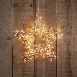 Star Trading Weihnachtsbeleuchtung, Stern Silhouette 'Flower, 200 ww LED
