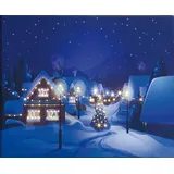 Hellum LED-Bild Dorf im Winter 520910