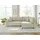s-style möbel Ecksofa Cord 4-Sitzer Beige