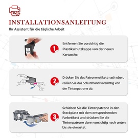 kompatible Ware kompatibel zu HP 302XL schwarz F6U68AE