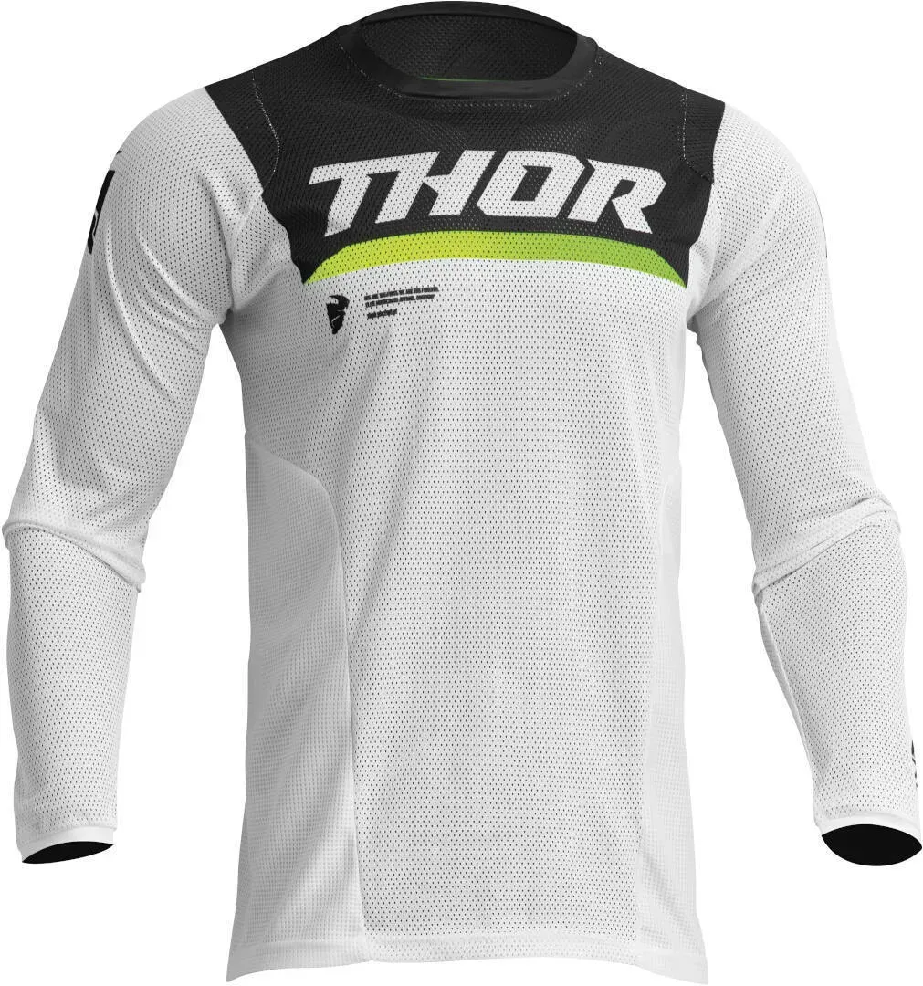 Thor Pulse Air Cameo Motorcross Jersey, zwart-wit, XL Voorman