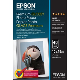 Epson Premium Glossy 10 x 15 cm 255 g/m2 40 Blatt