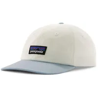 Patagonia P-6 Label Trad Cap Birch White w/Fleck Blue