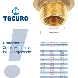 CALEFFI Druckminderer 1" AG, mit austauschbarer Kartusche