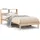 vidaXL Massivholzbett mit Regal 90 x 200 cm Kiefer natur beige