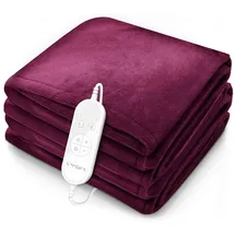 sinnlein Wärmeunterbett XXL 130 x 180 cm weinrot